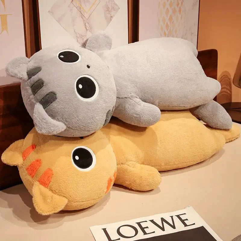 coussin peluche chat
