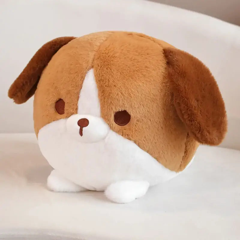coussin chien peluche - Brun Clair / 30cm
