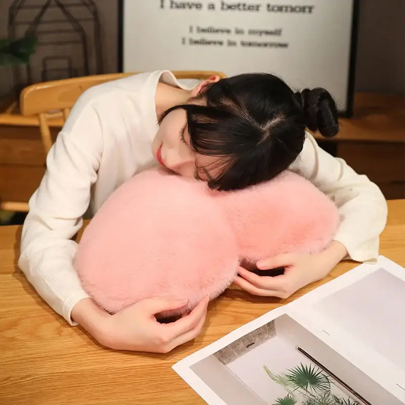 cœur peluche