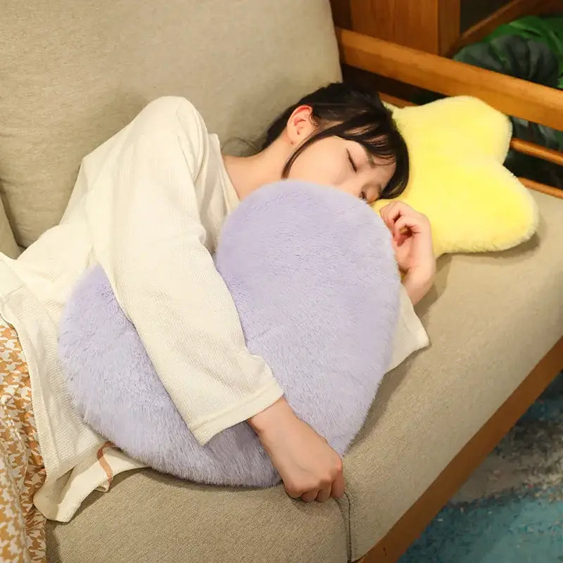 cœur peluche