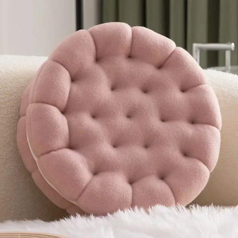 macaron peluche - Rose