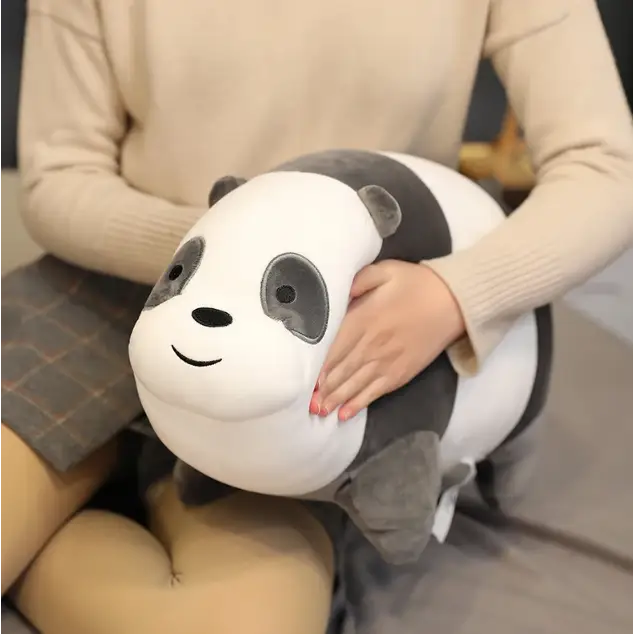 coussin peluche panda