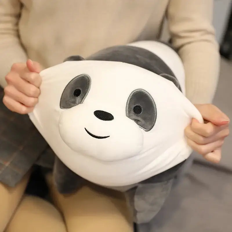 coussin peluche panda