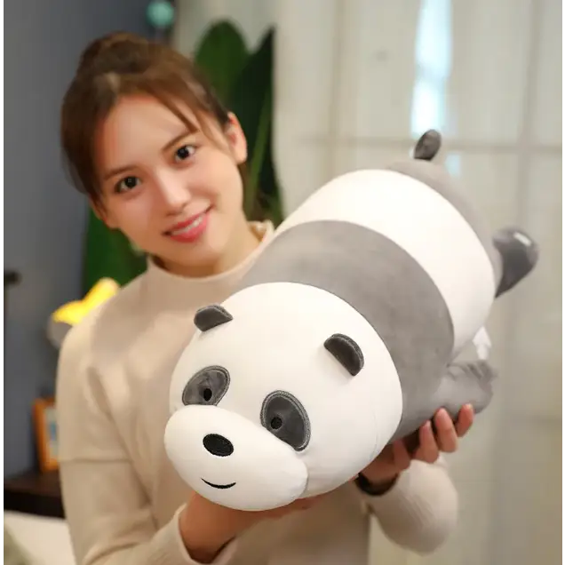 coussin peluche panda