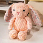 crochet peluche lapin - Rose