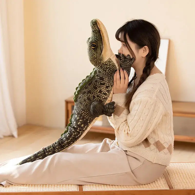 crocodile en peluche