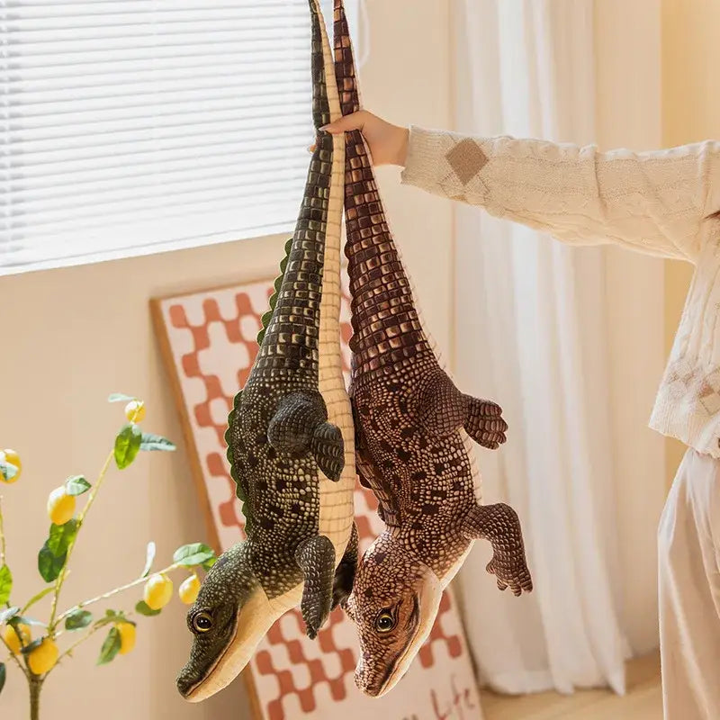 crocodile en peluche