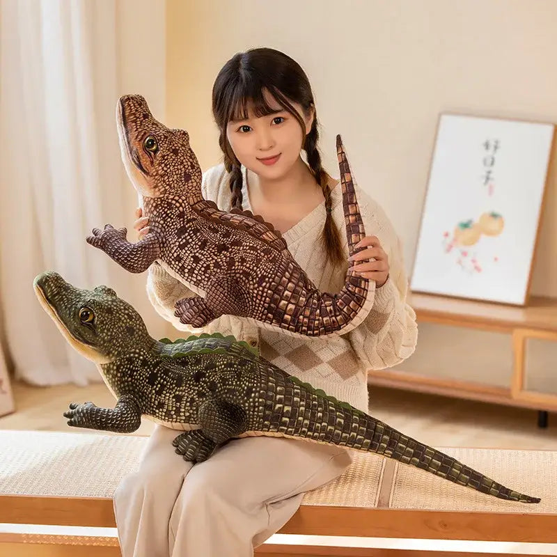 crocodile en peluche