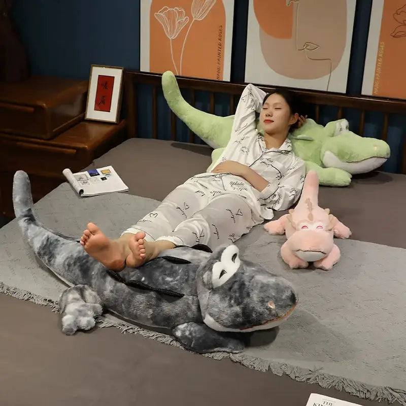 peluche crocodile geante