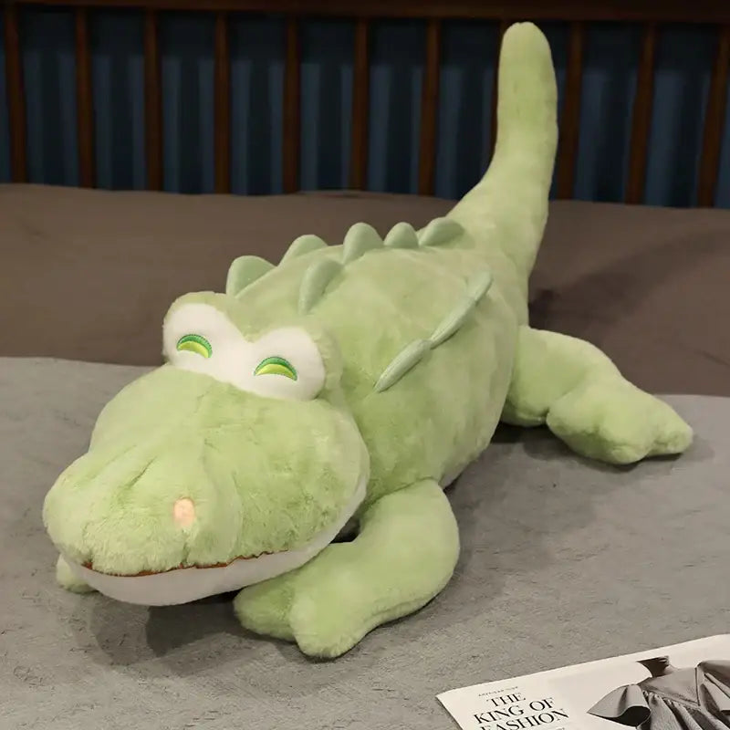peluche crocodile geante - Vert / 80cm