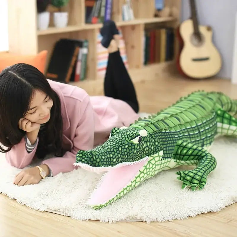 Crocodile Peluche Geante - Crocodile Peluche Geante