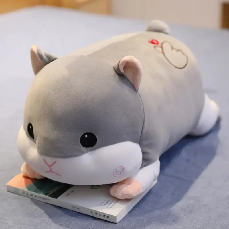 peluche hamster kawaii - Gris / 40cm