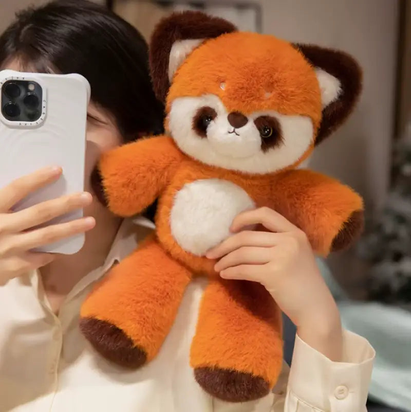 panda roux peluche