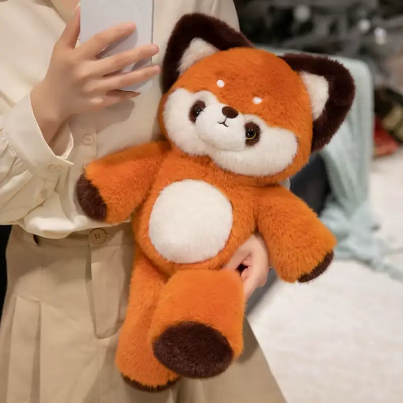 panda roux peluche