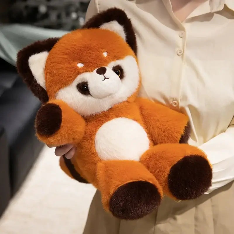 panda roux peluche