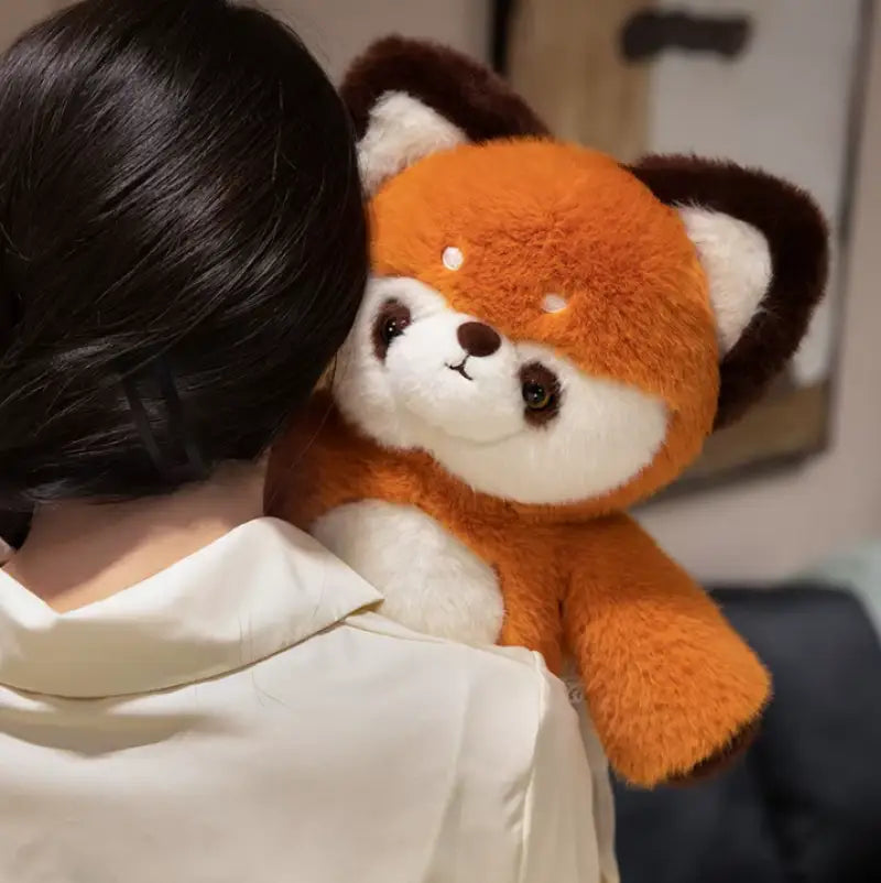 panda roux peluche