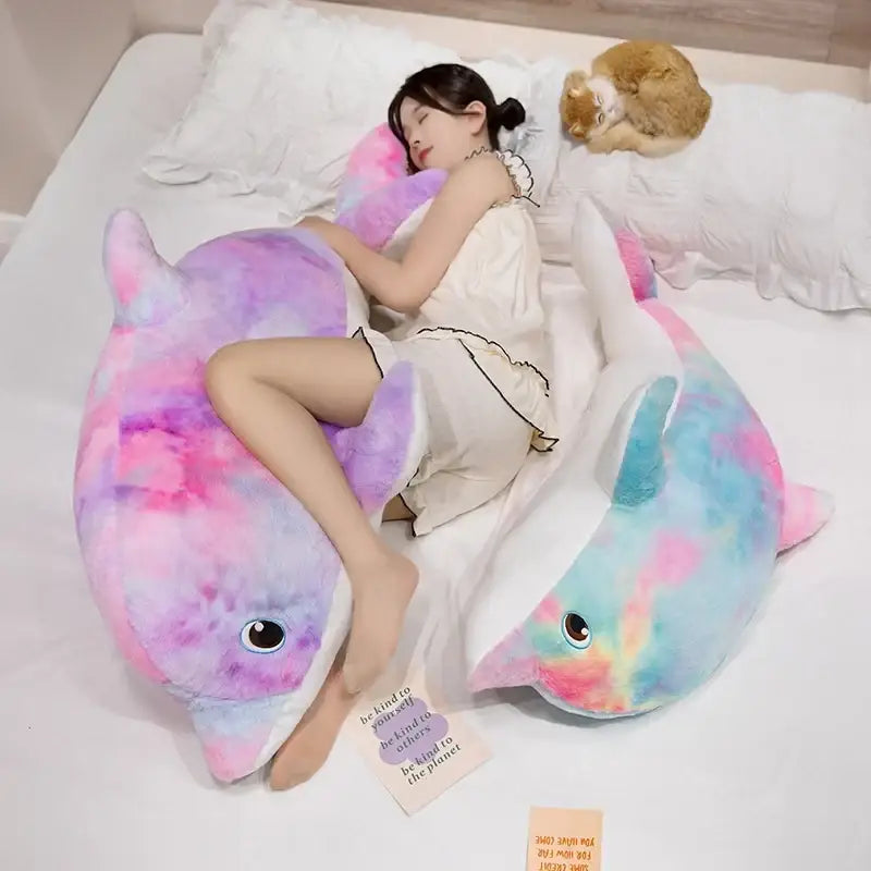 grosse peluche dauphin