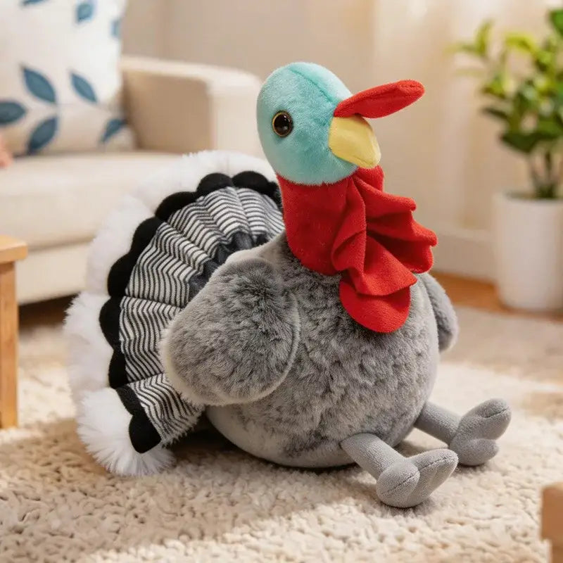 dinde en peluche - 20cm 1