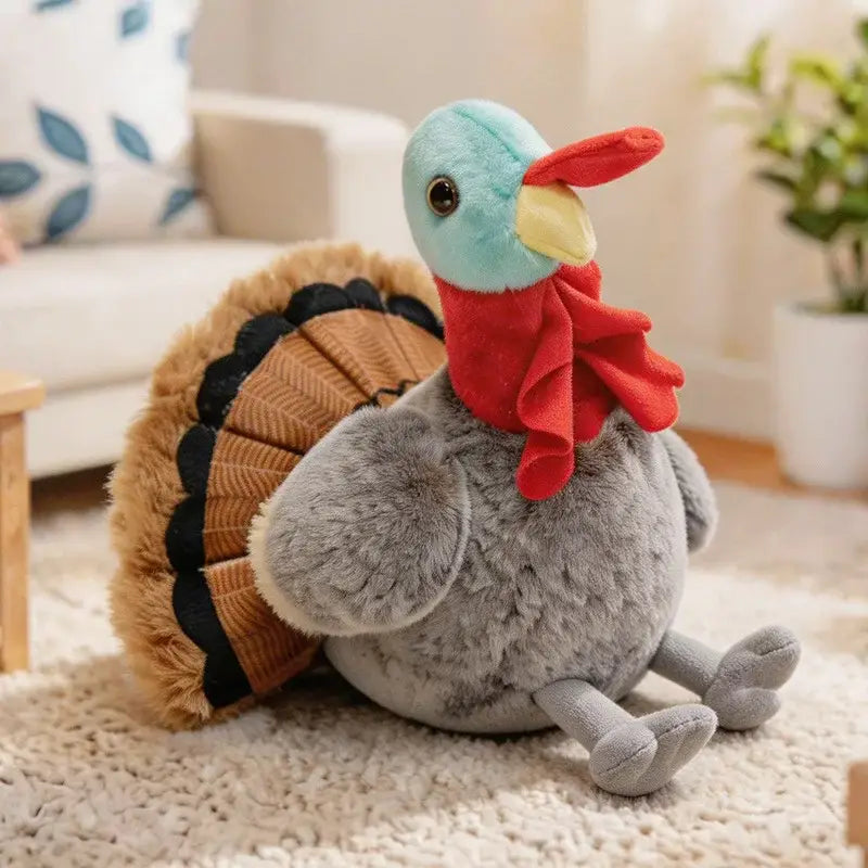 dinde en peluche - 20cm