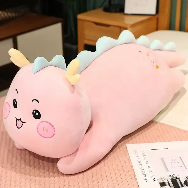 dinosaure rose peluche - Rose / 80cm