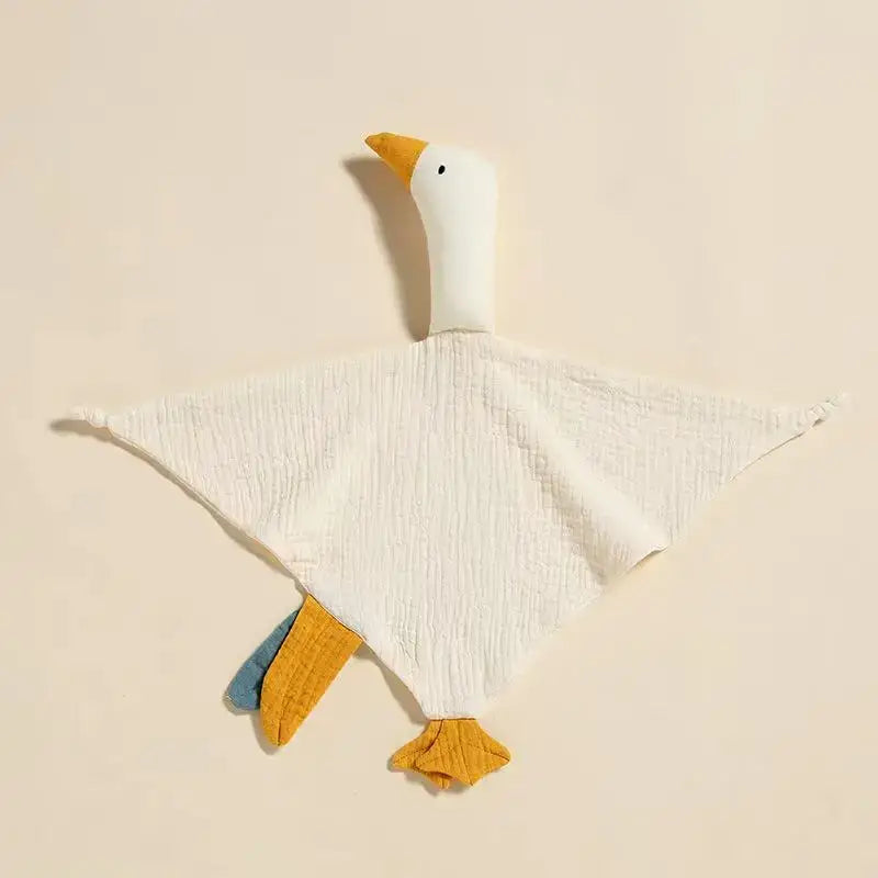 doudou canard plat - Blanc
