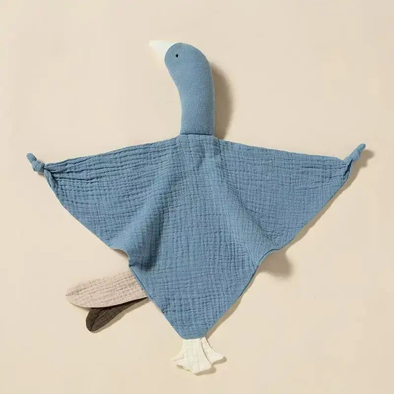 doudou canard plat - Bleu