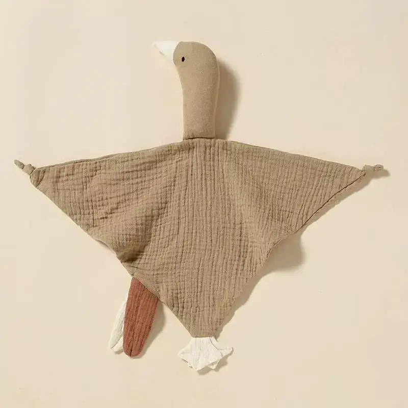 doudou canard plat - Brun