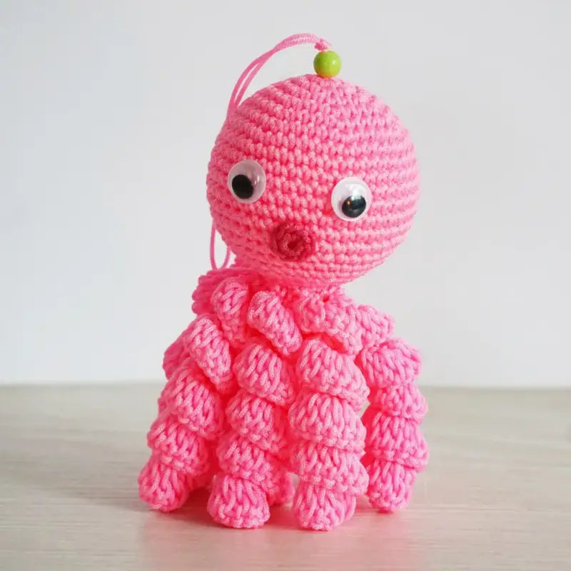 Doudou Crochet Pieuvre - Rose - Doudou Crochet Pieuvre