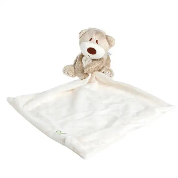 Doudou Ours Plat - Blanc