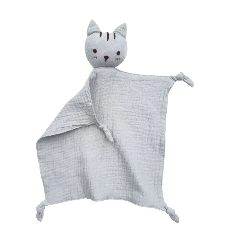 Doudou Plat chat - Gris - Doudou Plat chat