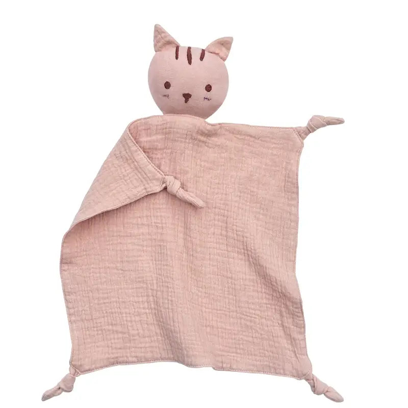 Doudou Plat chat - Rose - Doudou Plat chat