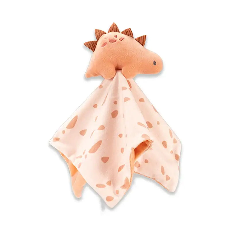 doudou plat dinosaure - Orange