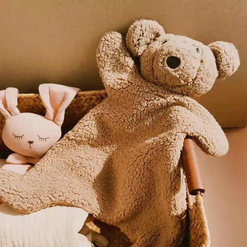 doudou ours plat