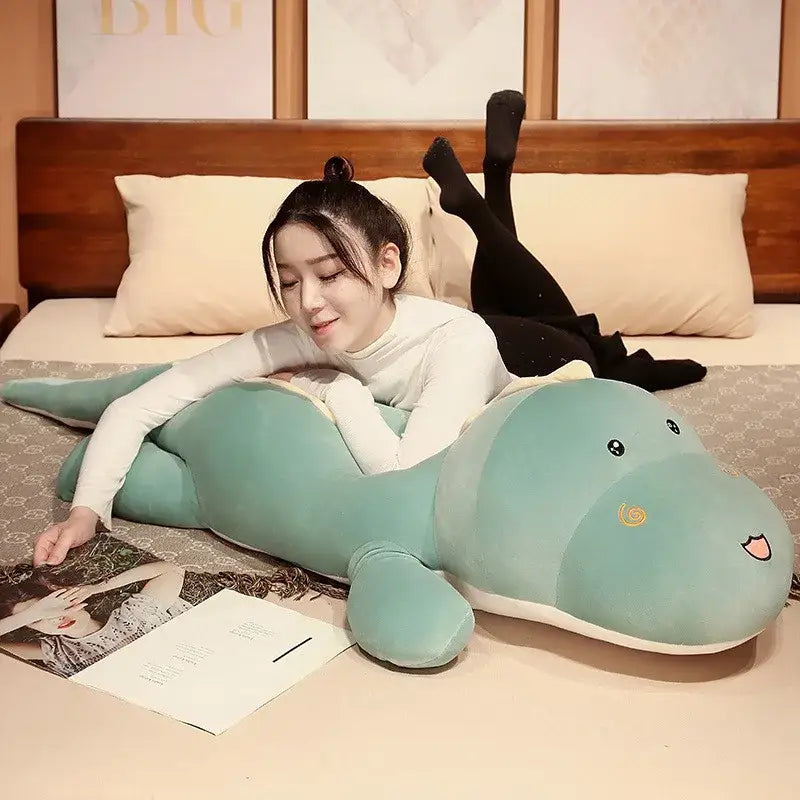grosse peluche dinosaure