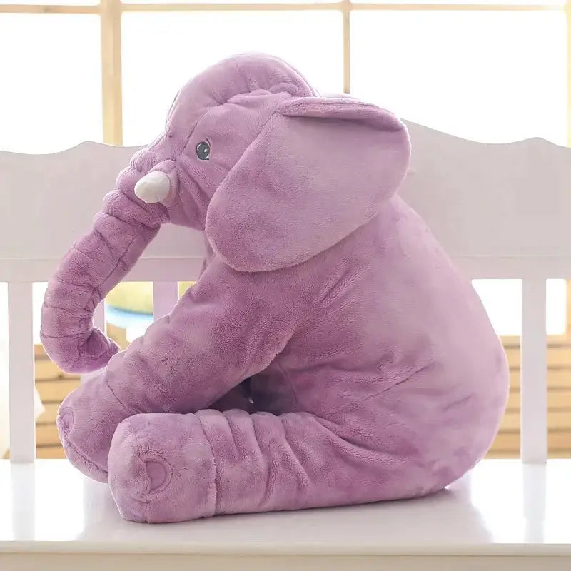 Édouard L’éléphant violet - 60cm - Doudou Elephant Violet