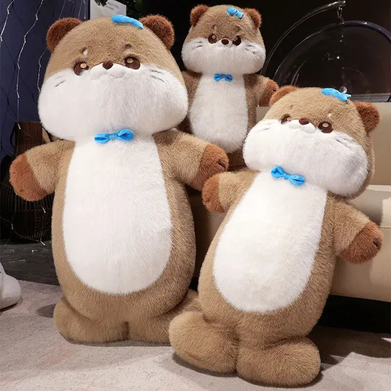 loutre peluche géante
