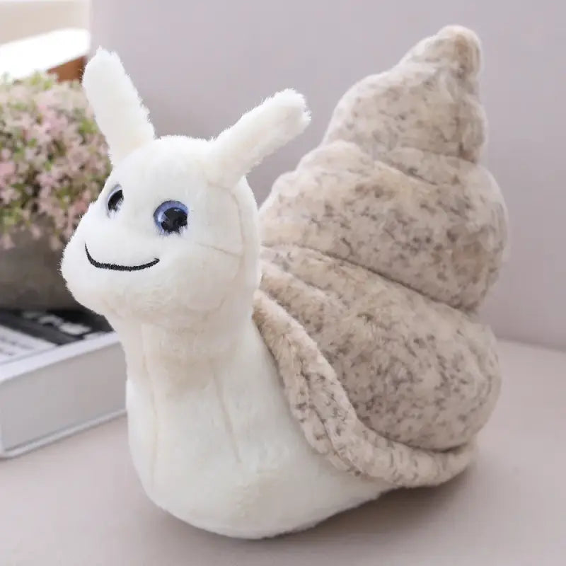 escargot en peluche - 17cm