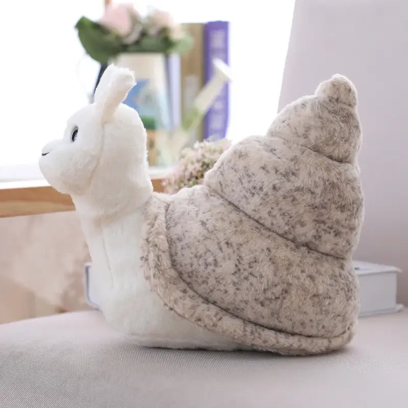 escargot en peluche