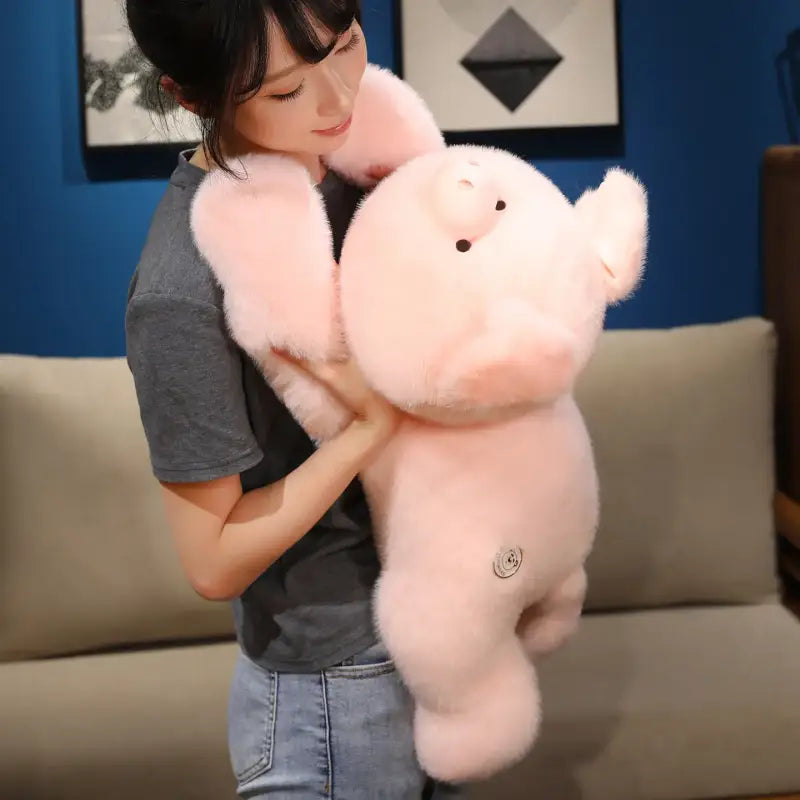 cochon rose peluche