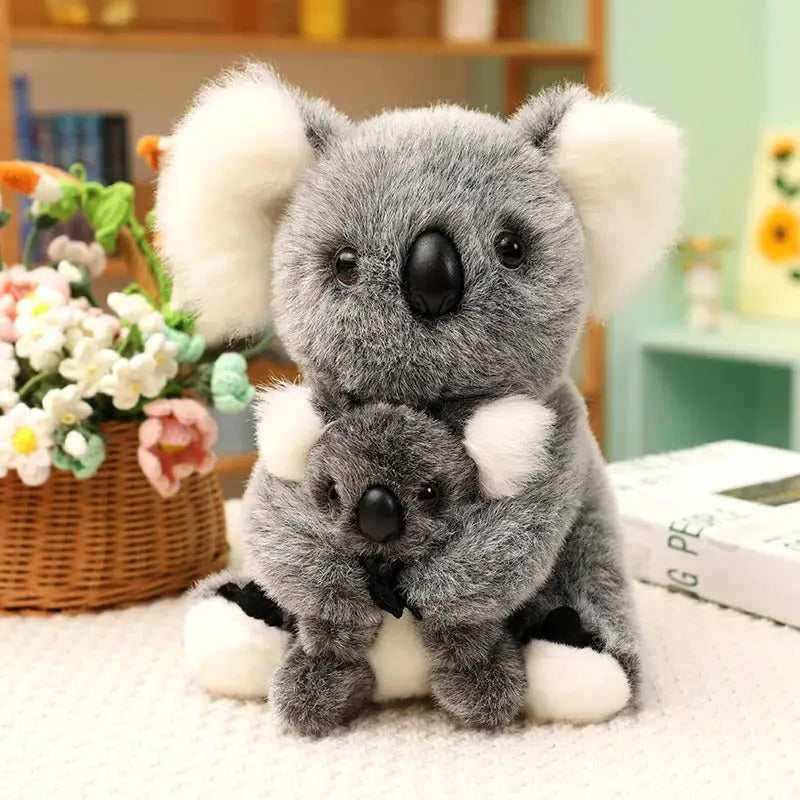 bebe koala peluche - Gris / 28cm (Mère Enfant)