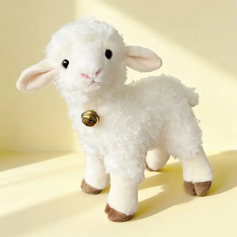 agneau en peluche - 27cm