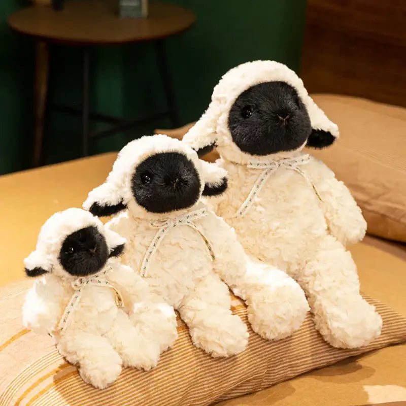peluche agneau blanc