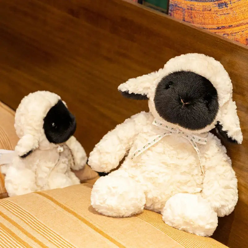 peluche agneau blanc