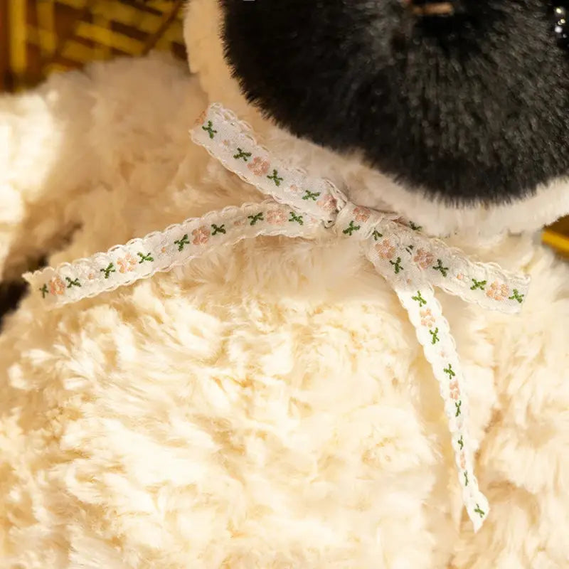 peluche agneau blanc