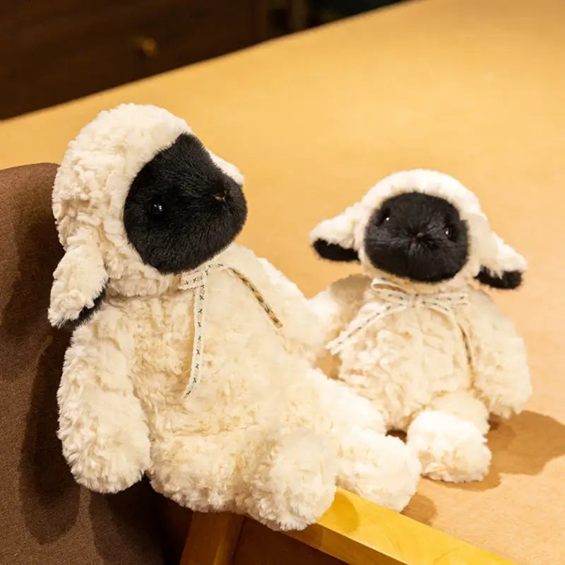 peluche agneau blanc