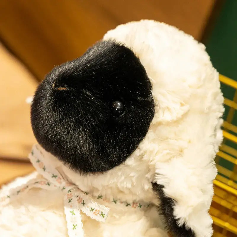 peluche agneau blanc