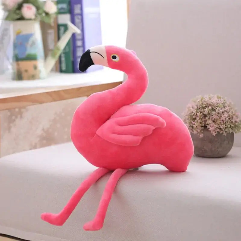 flamant rose peluche - 24cm