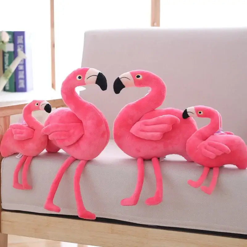 flamant rose peluche