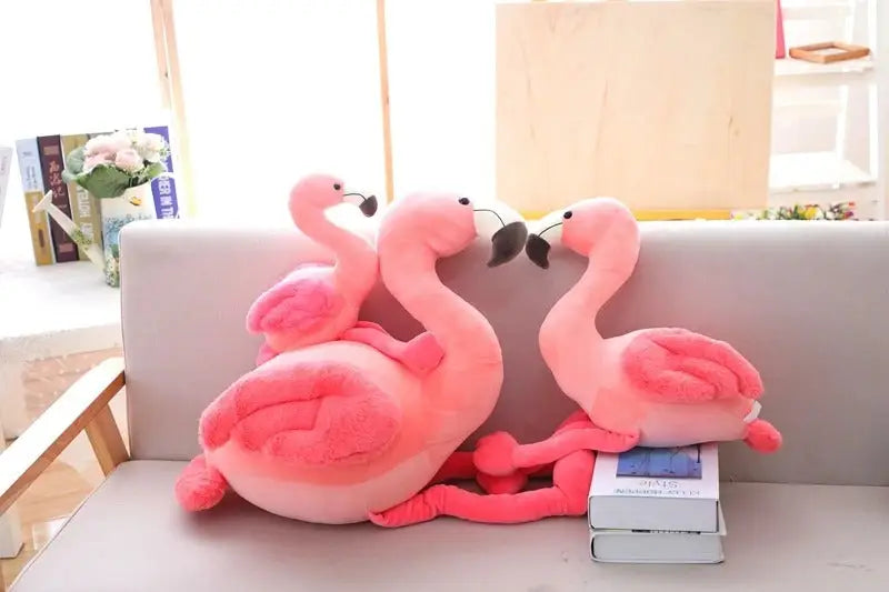 peluche flamant rose