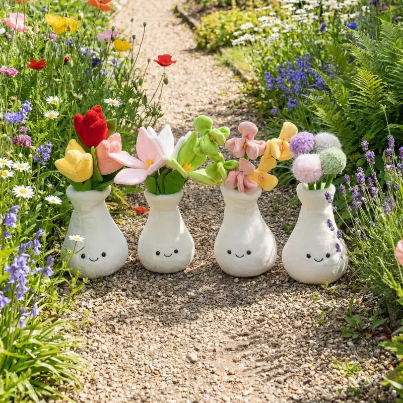 fleur en peluche